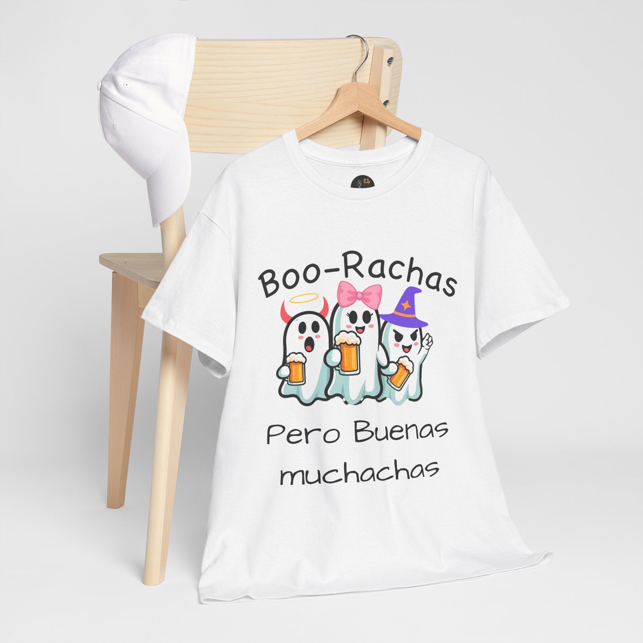Boo-Rachas Halloween Tee, Fantasmas con Flow – Edición Halloween & Navidad
