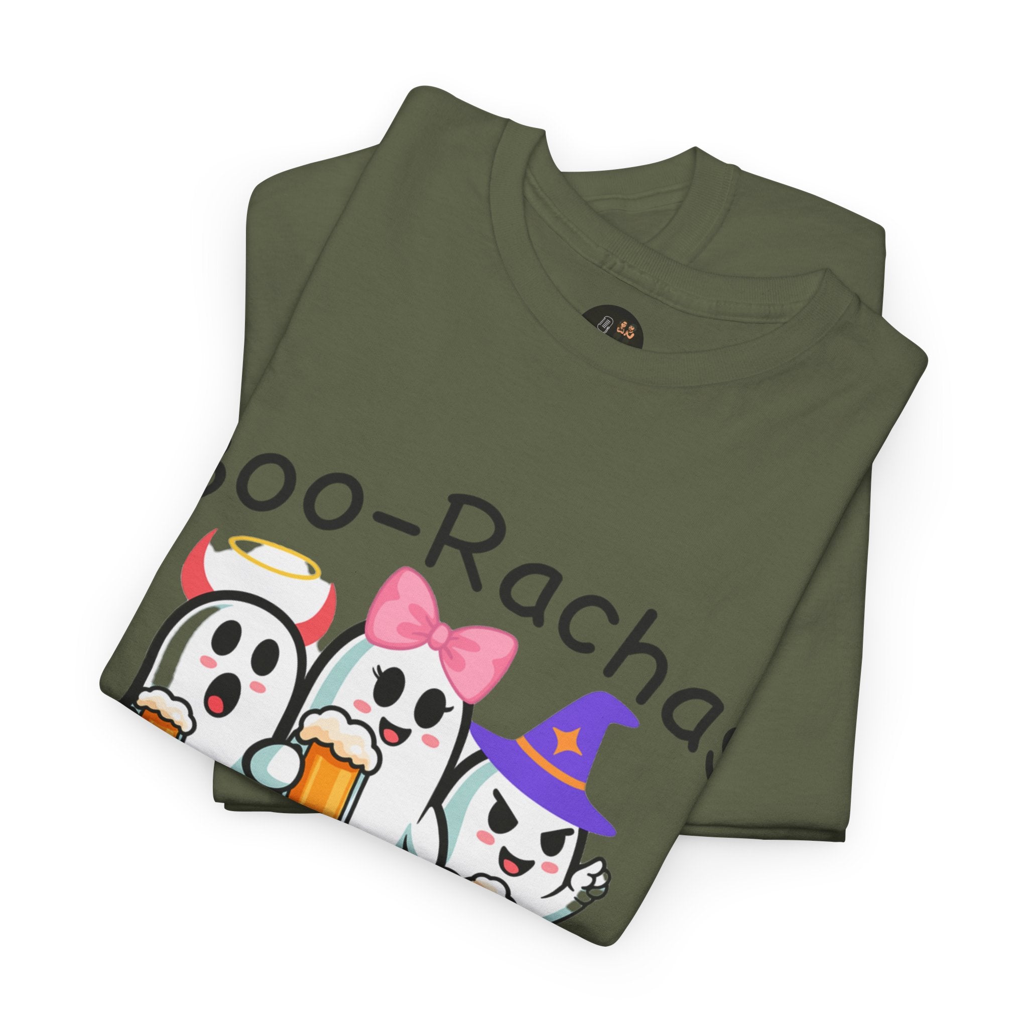 Boo-Rachas Halloween Tee, Fantasmas con Flow – Edición Halloween & Navidad
