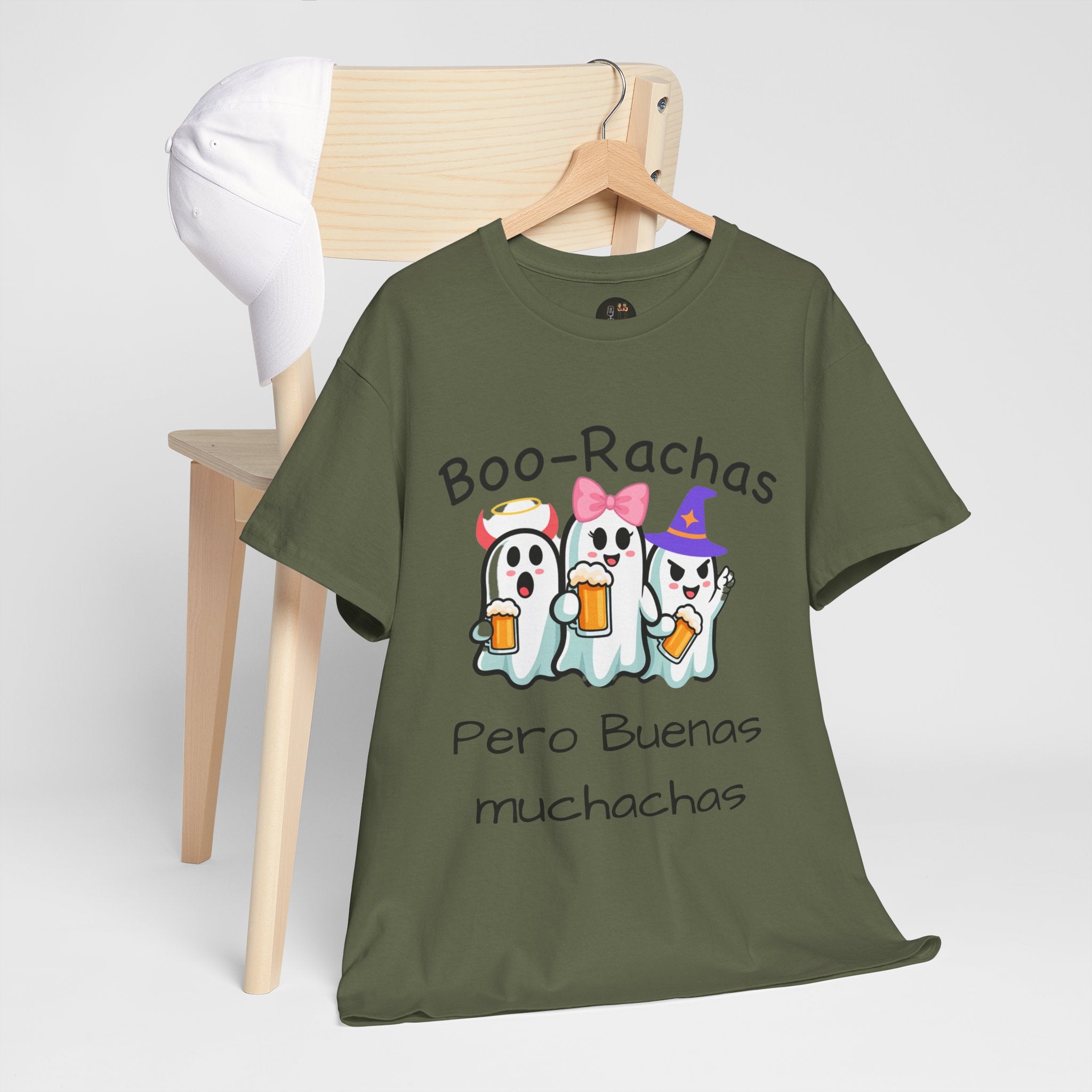 Boo-Rachas Halloween Tee, Fantasmas con Flow – Edición Halloween & Navidad