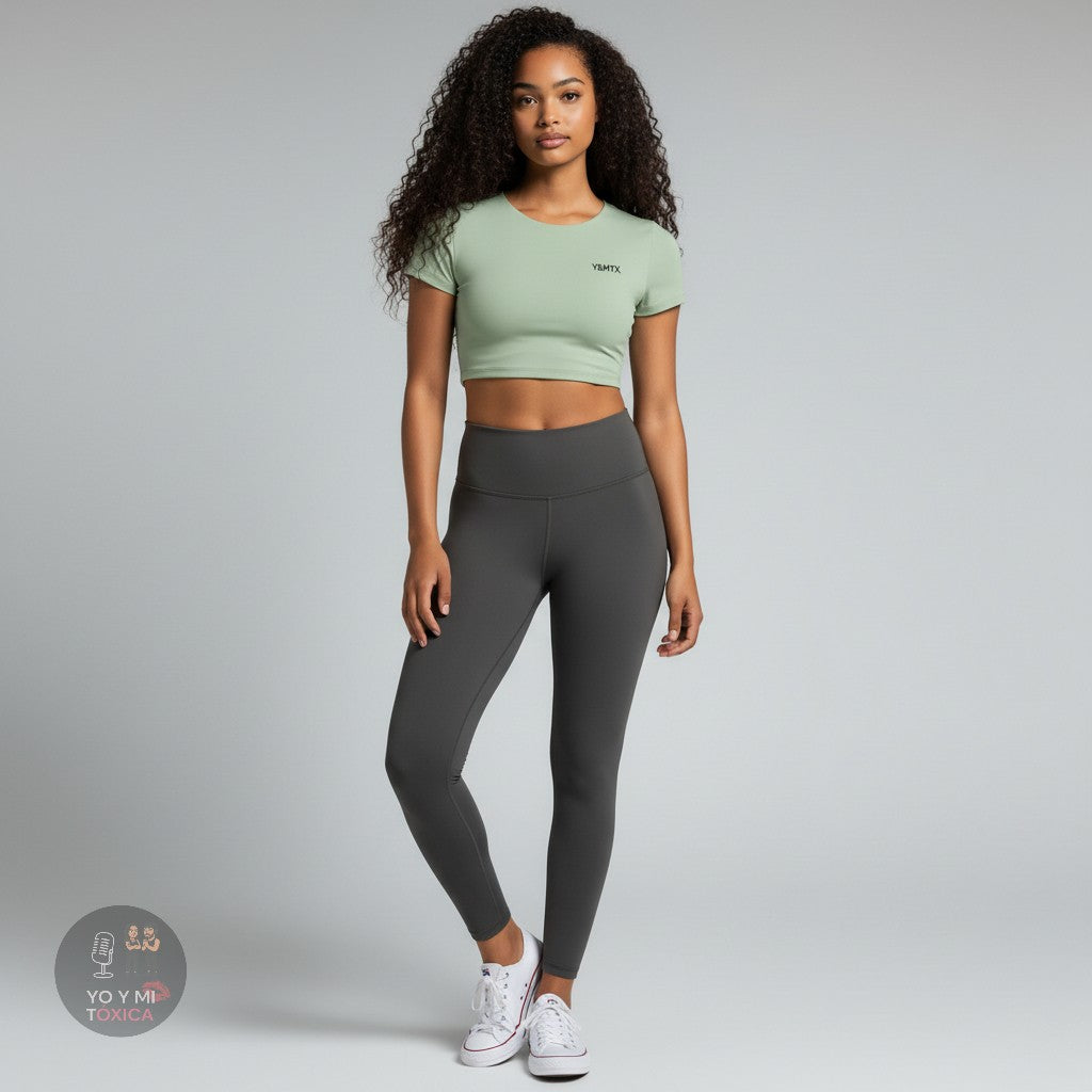 Crop Top Deportivo Mujer Y&MTX – Yo y Mi Tóxica
