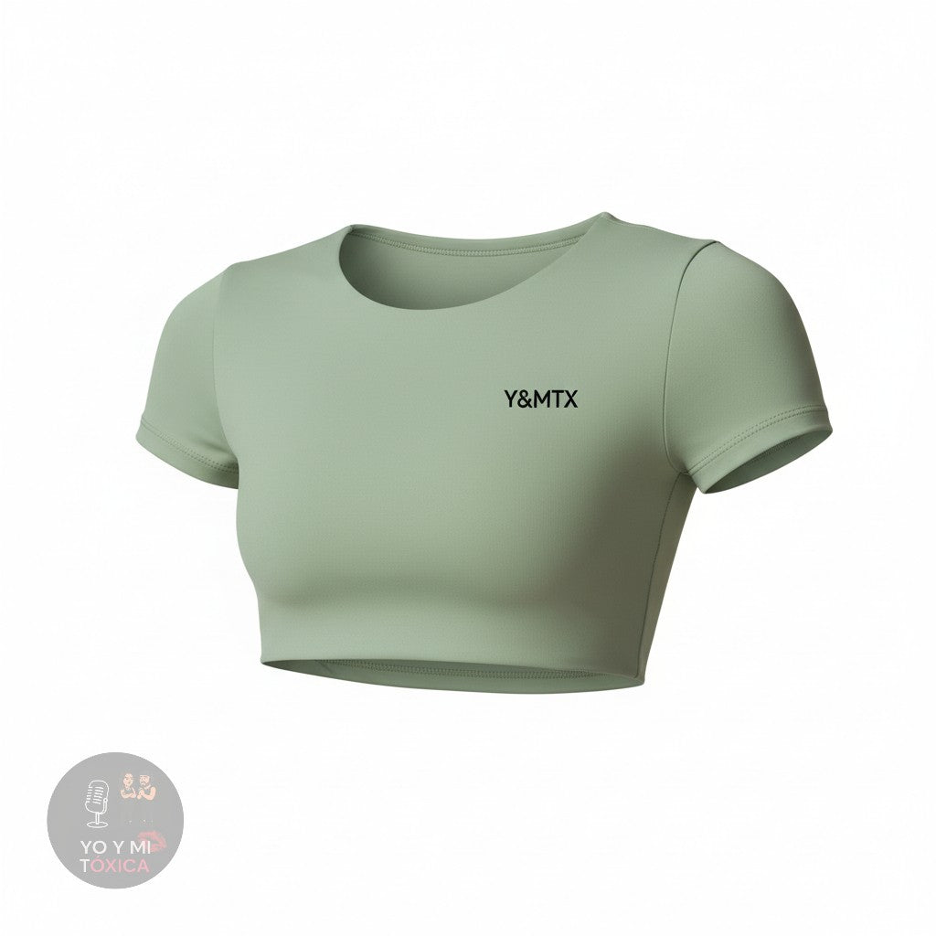 Crop Top Deportivo Mujer Y&MTX – Yo y Mi Tóxica
