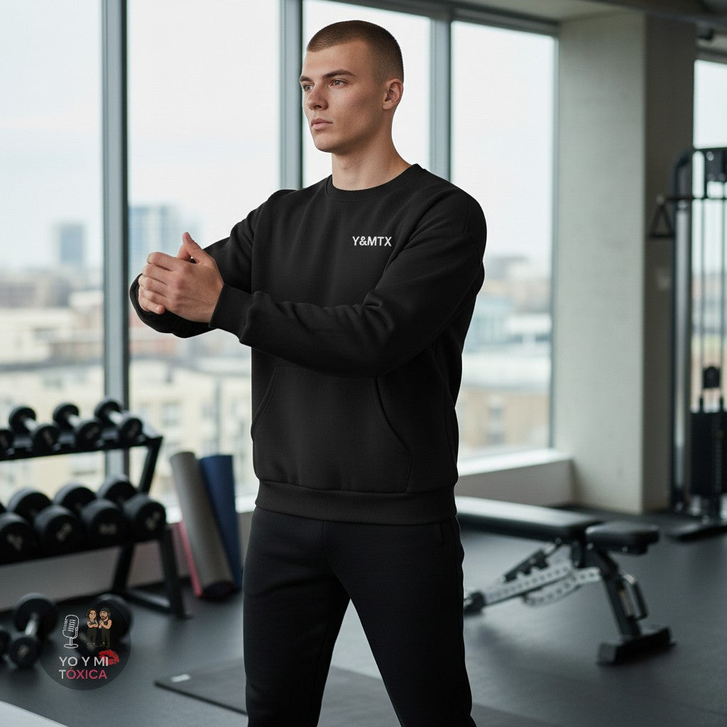 Sudadera Crop Oversize Unisex – Yo y Mi Tóxica