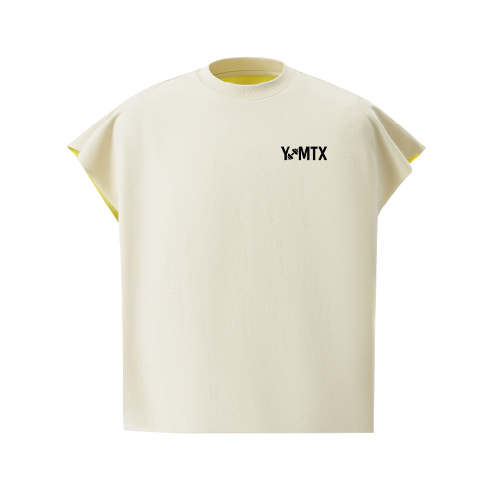 Unisex Reversible Boxy Fit Cropped T-Shirt（240GSM)