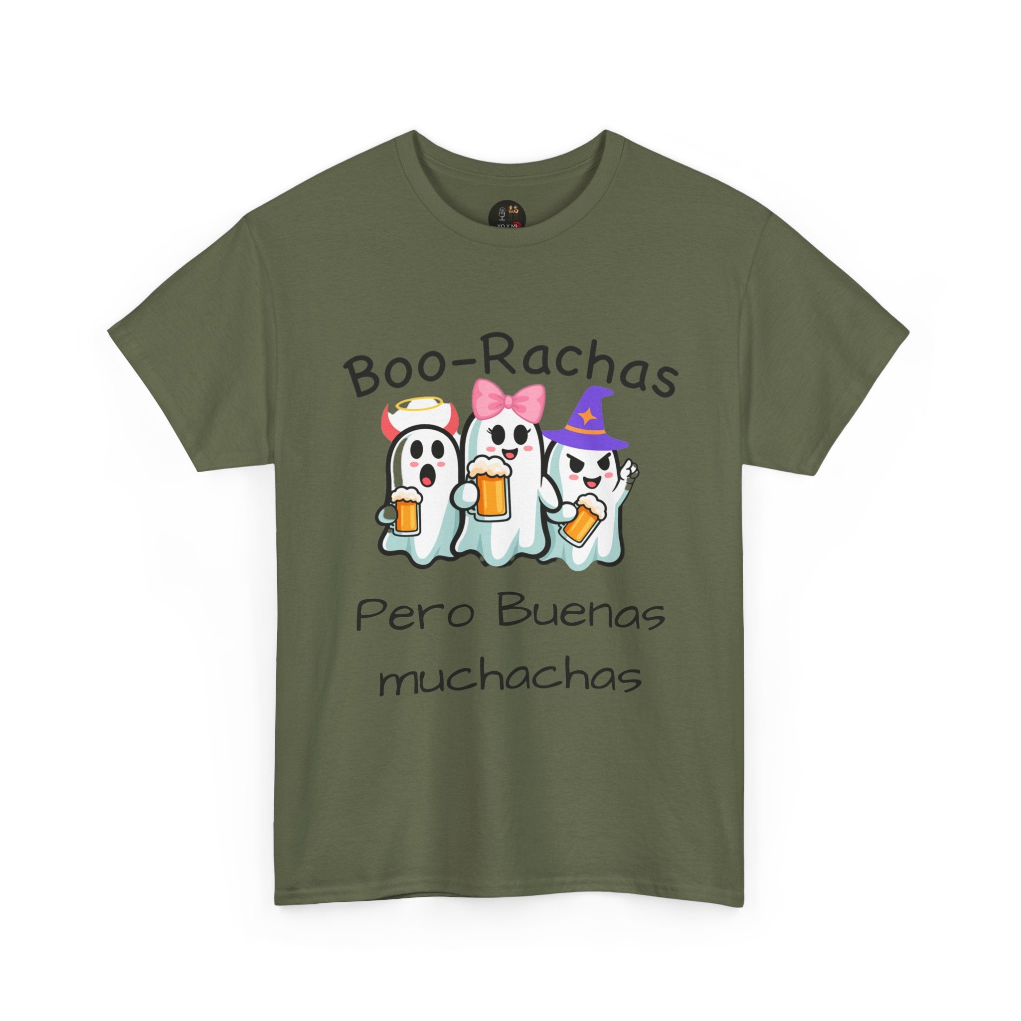 Boo-Rachas Halloween Tee, Fantasmas con Flow – Edición Halloween & Navidad