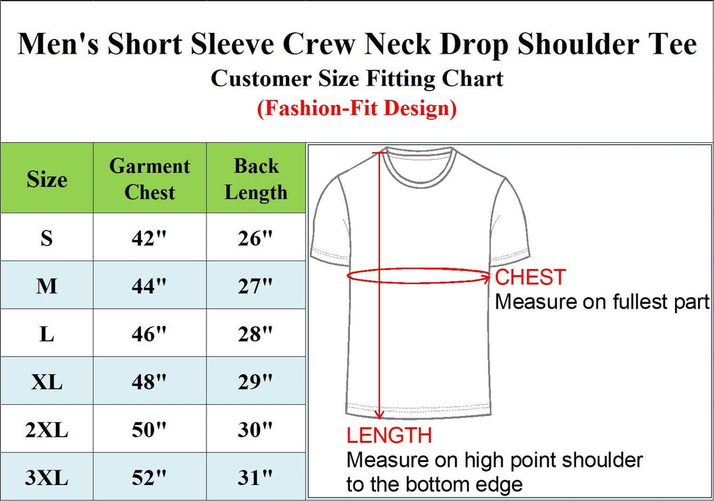 Men's 100% Cotton Drop Shoulder Fashion Tees: Ivory
