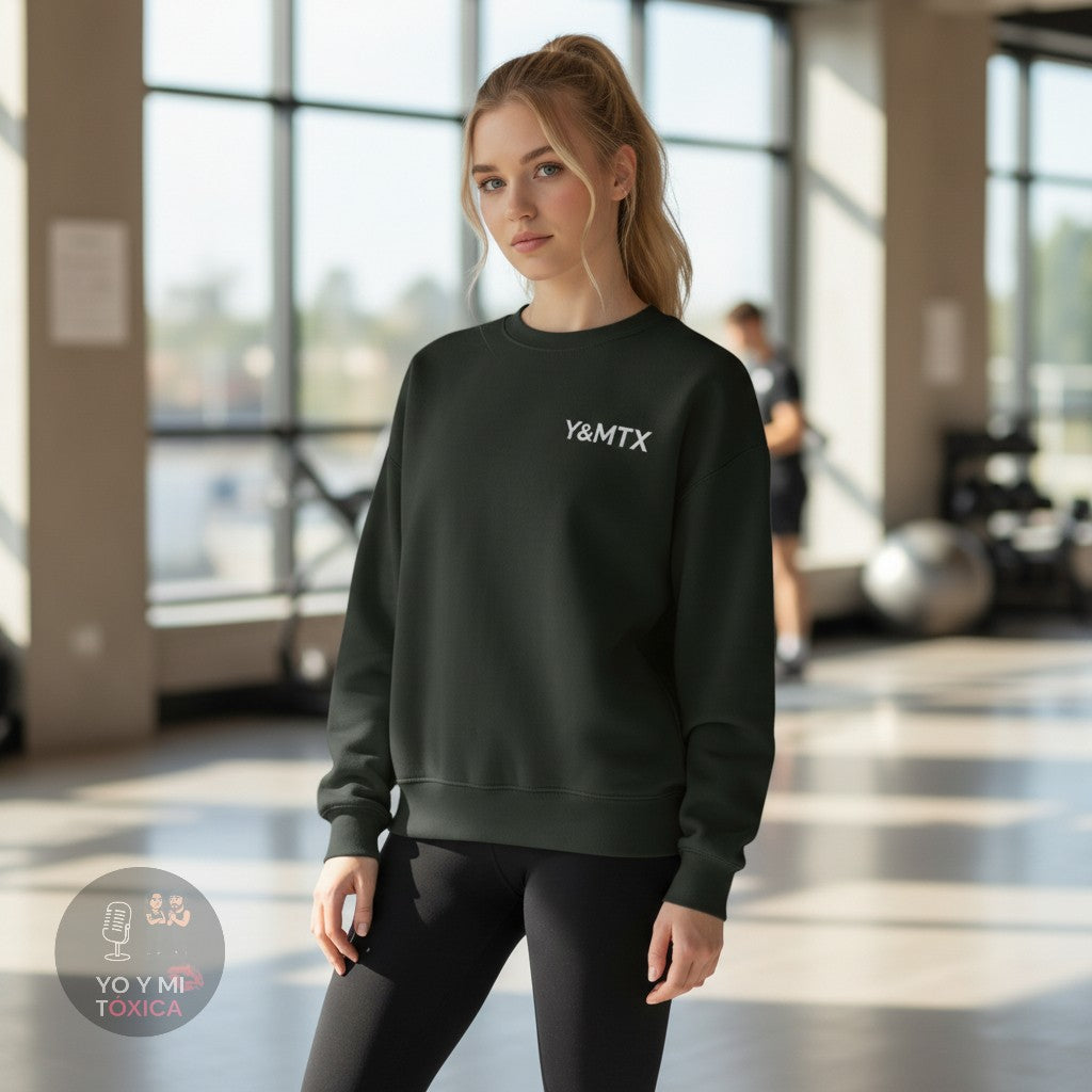 Sudadera Crop Oversize Unisex – Yo y Mi Tóxica
