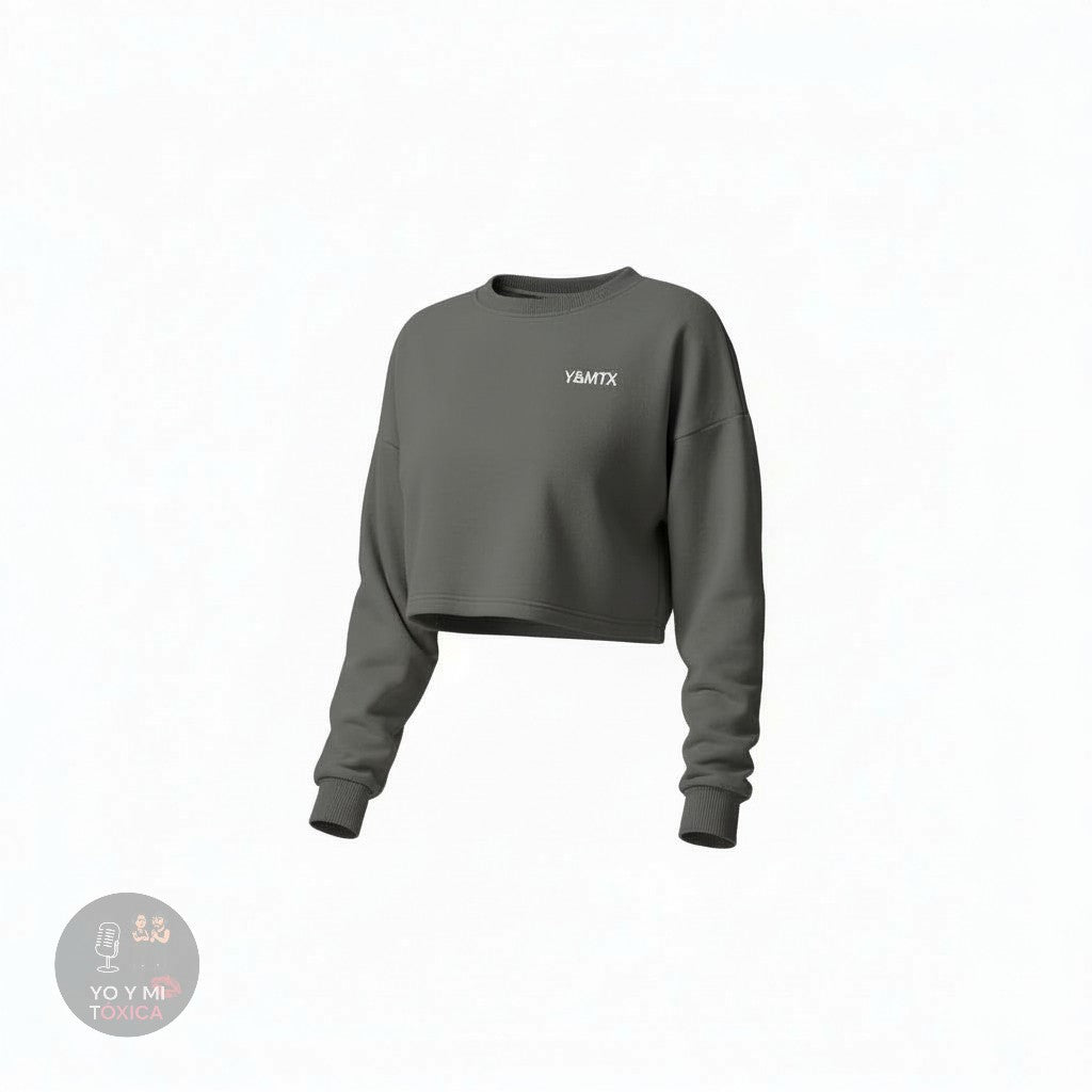 Sudadera Crop Unisex Y&MTX– Yo y Mi Tóxica