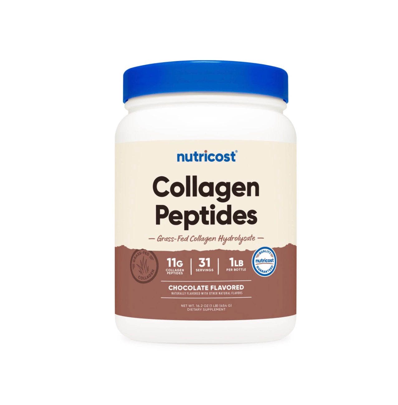 Nutricost Collagen Peptides Type I & III – Chocolate PB Flavored (28 Servings)
💋 Belleza, energía y sabor que se sienten.