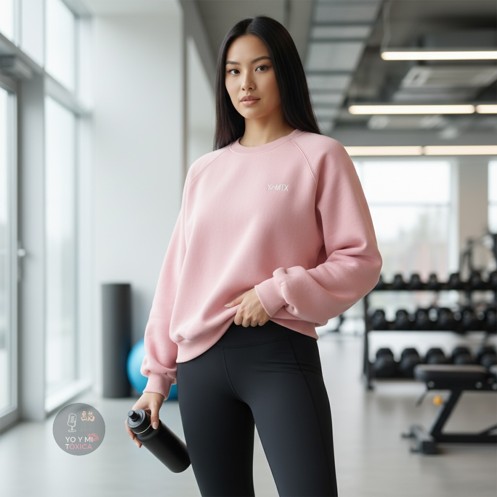 Sudadera Crop Oversize Unisex – Yo y Mi Tóxica