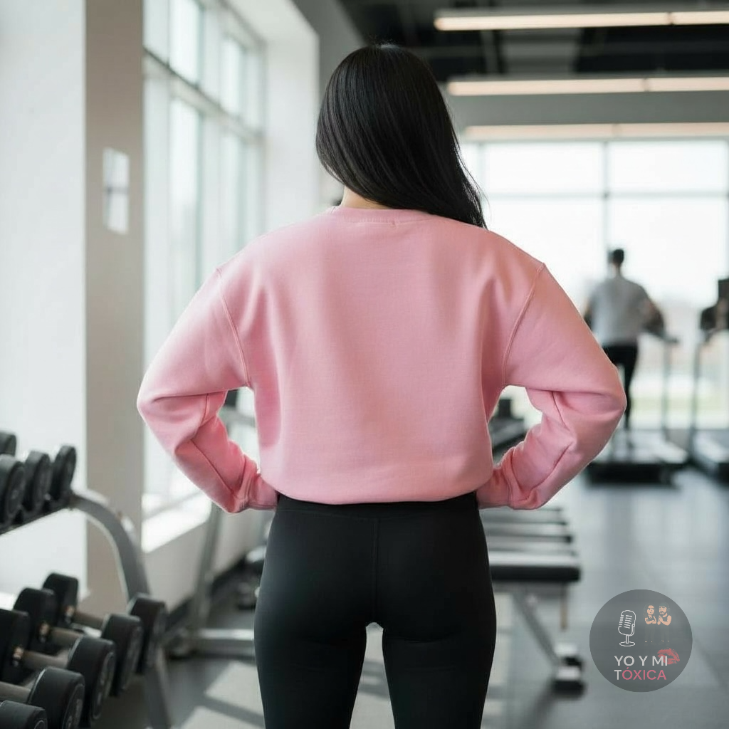 Sudadera Crop Oversize Unisex – Yo y Mi Tóxica