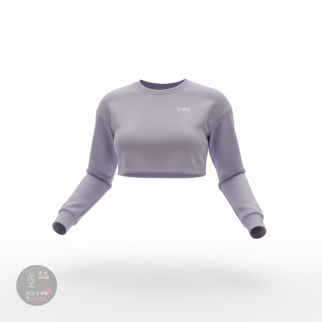 Sudadera Crop Unisex Y&MTX– Yo y Mi Tóxica