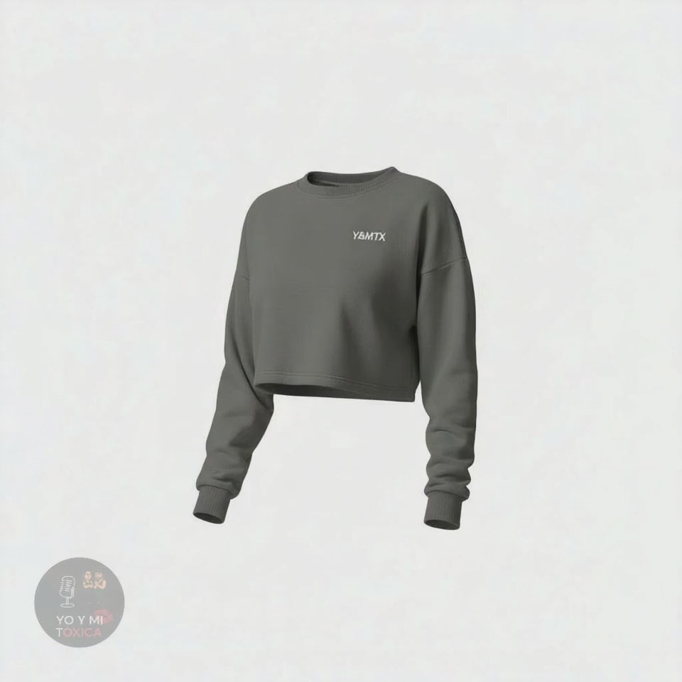 Sudadera Crop Unisex Y&MTX– Yo y Mi Tóxica
